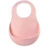 Bavoir silicone Vieux rose