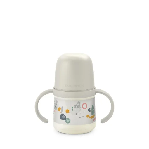 Biberon avec anses et bec silicone A Walk In The Park +6m