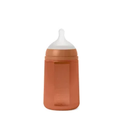 Biberon en silicone avec tétine SX Pro 240 ml débit M Colour Essence