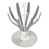 Egoutte-biberons pliable Flower Gris