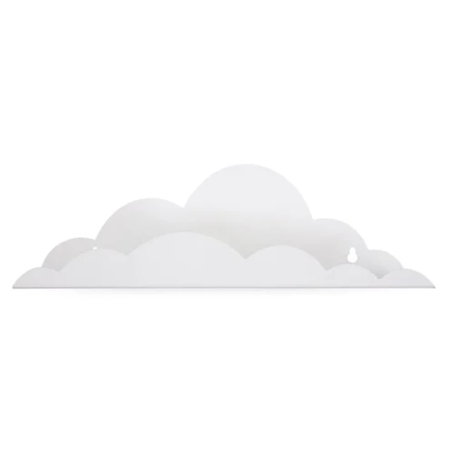 Etagère Murale Nuage - Métal - Blanc