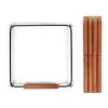 Evolu Extra Set De Pieds Longues + Repose Pieds - Bois - Noi