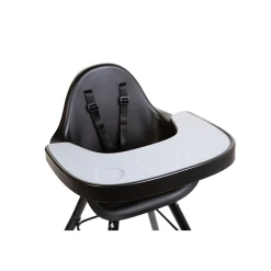 Evolu Tablette De Chaise - Abs - Noir + Napperon En Silicone
