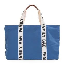 Family Bag Sac A Langer - Signature - Canvas - Indigo