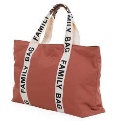 Family Bag Sac A Langer - Signature - Canvas - Terracotta