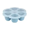 Moule multiportions silicone 6X90ml Bleu