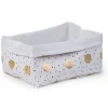 Panier De Rangement - 40x30x20 Cm - Toile - Gold Dots