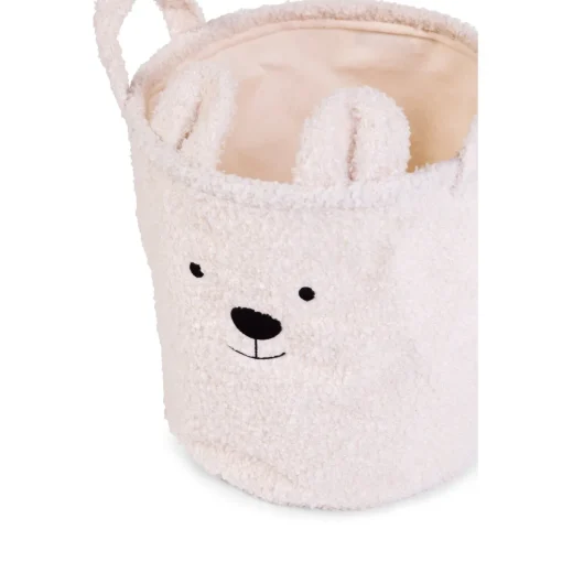 Panier De Rangement - 40x40x40 Cm - Teddy - Ecru