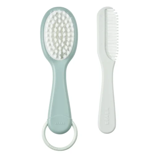 Peigne et brosse Bleu vert