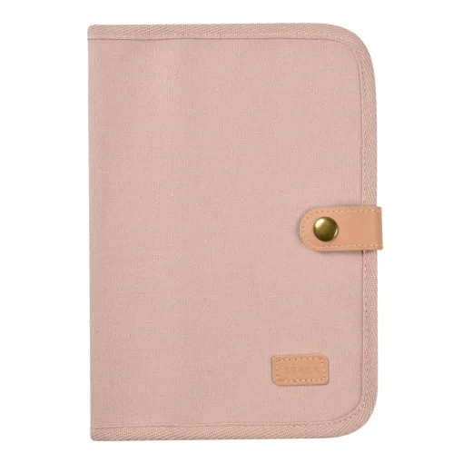 Protège carnet de santé Rose poudré