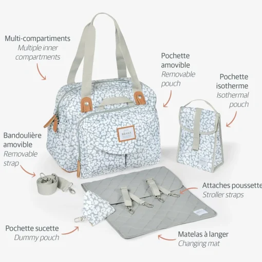 Sac à langer Genève Cherry blossom