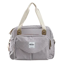 Sac à langer Genève Play print Gris/Corail