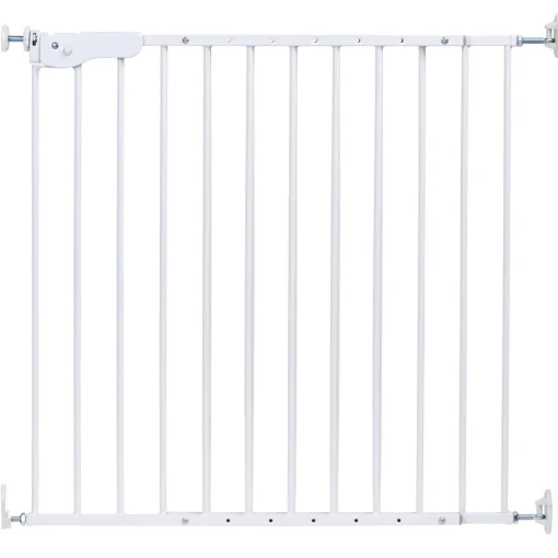 Supra Barriere De Porte/Escalier - 75-110 Cm - Métal - Blanc