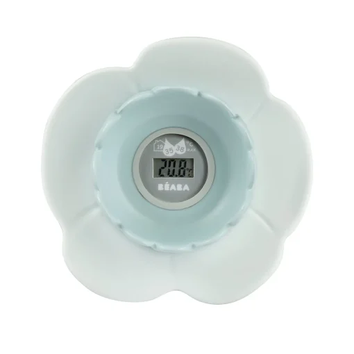 Thermomètre de bain Lotus Bleu vert