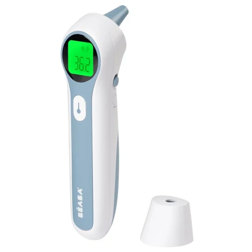 Thermomètre infrarouge auriculaire et frontal Thermospeed Blanc / Bleu