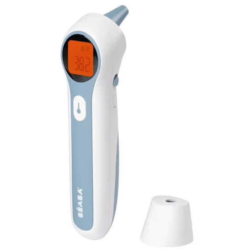 Thermomètre infrarouge auriculaire et frontal Thermospeed Blanc / Bleu