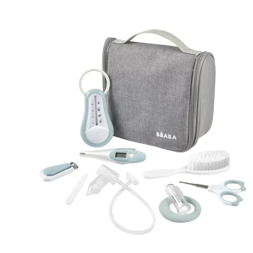 Trousse de toilette nomade Bleu vert